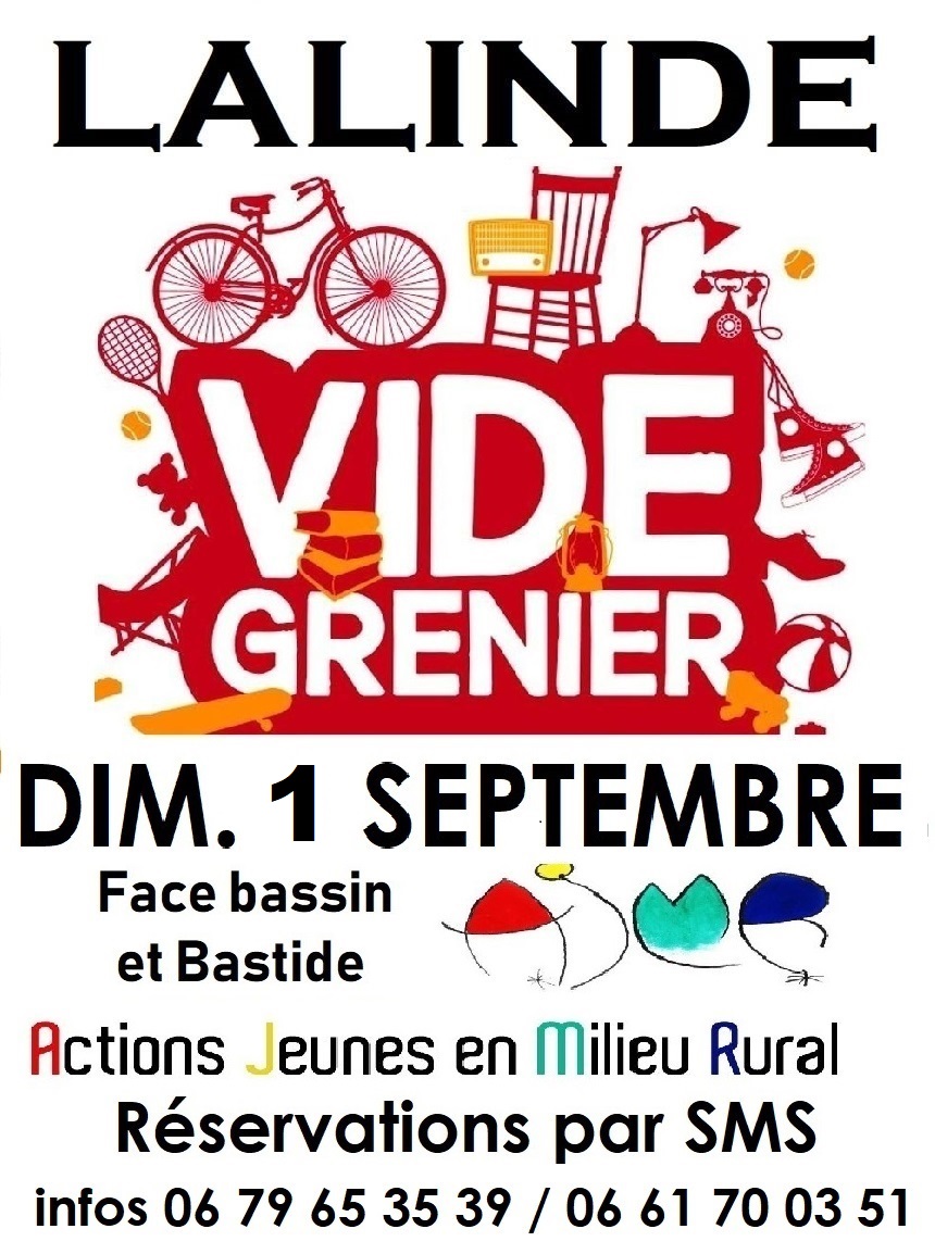 01 09 24 AJMR Affiche vide grenier