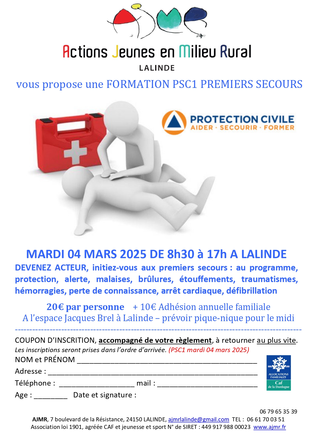 AJMR Flyer PSC1 mars 2025